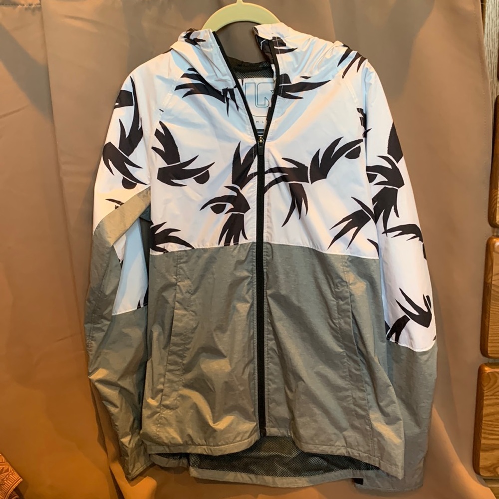 NWOT Burton spring palm print ski snowboard coat raincoat unisex